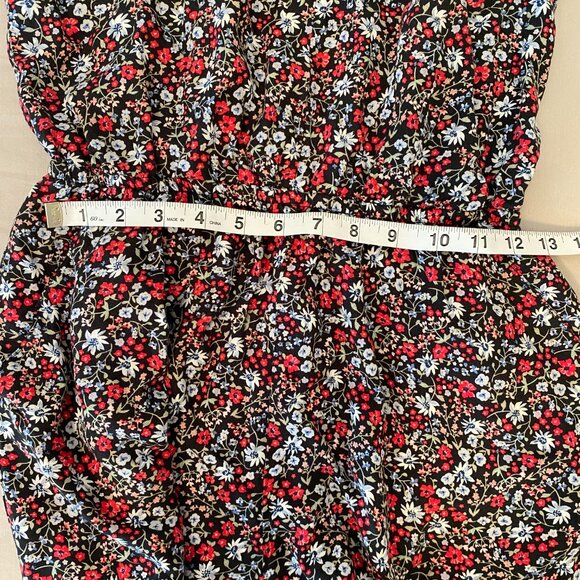 EUC Women's Divided Brand Spaghetti Strap One Piece Romper Shorts Size 8 - Picture 7 of 7